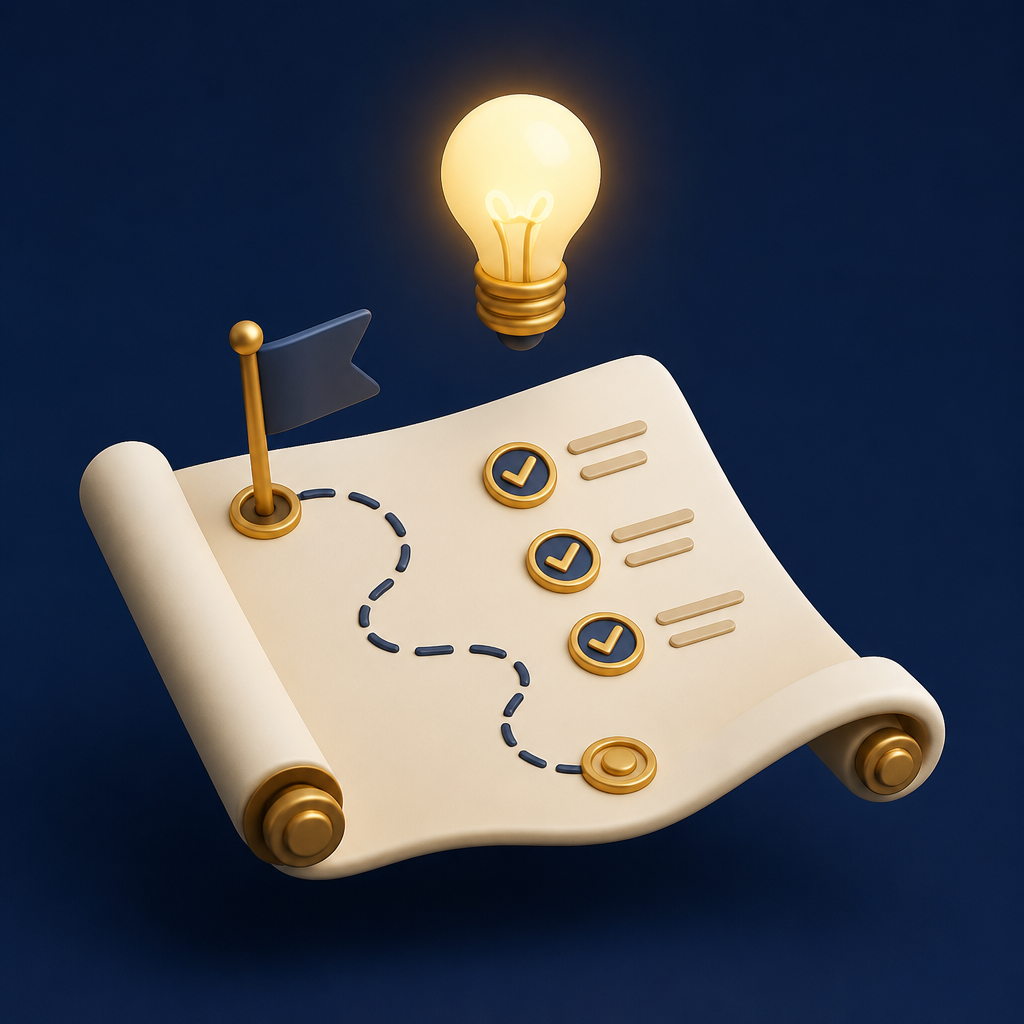 Foundation stage — APA Growth Path 3D illustration